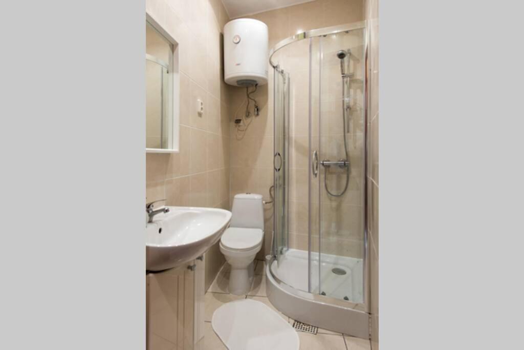Apartamento Peaceful And Relaxing Studio In The Center Cracovia Exterior foto